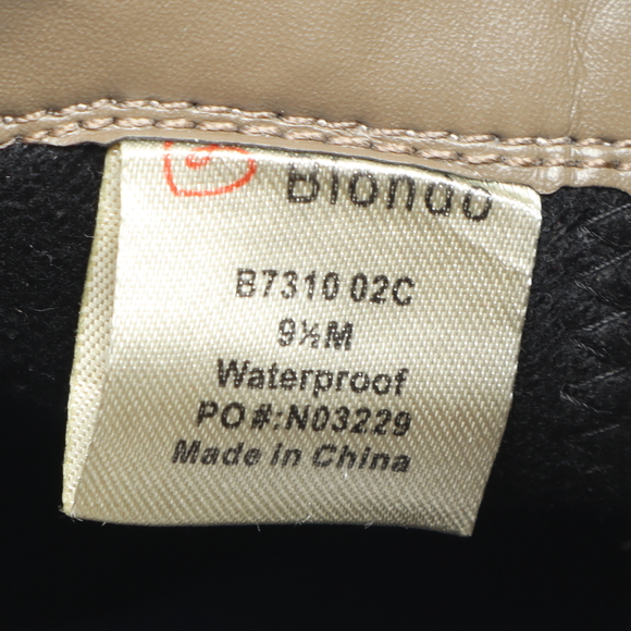 Blondo Samara Waterproof Suede Leather Ankle Boots Women 9.5 Gray/Brown - Picture 15 of 16